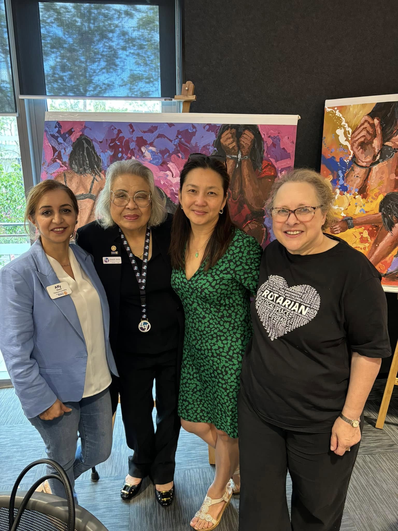 Daisy Ann Foundation community gathering group photo